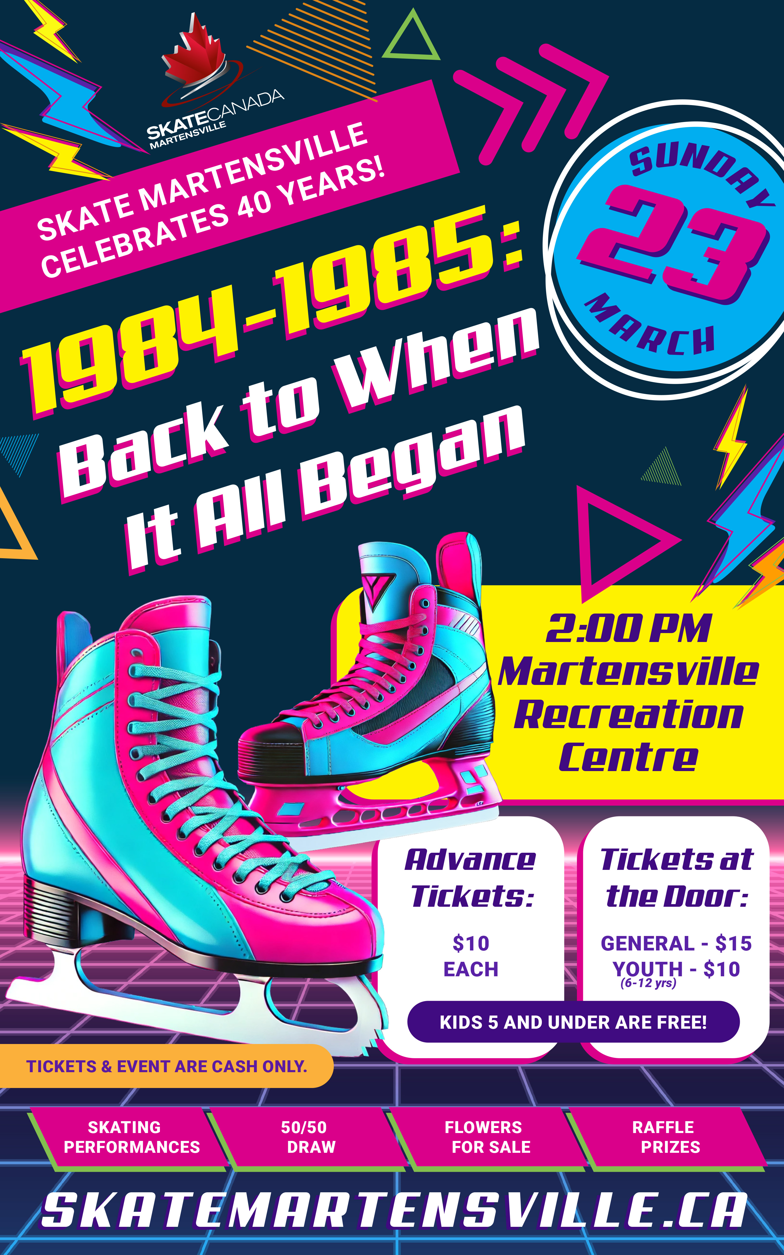 Skate Martensville Ice Show Poster